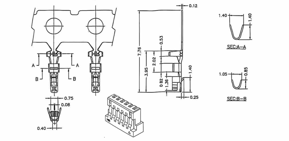 1.0mm Pitch Wire-to-Board Cable for OLED Display A1024 1.0mm Pitch Wire-to-Board Cable for OLED Display A1024