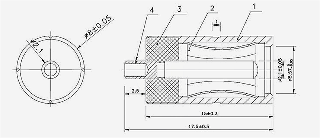 UL Certified DC Power Supply Cord for LED Lighting