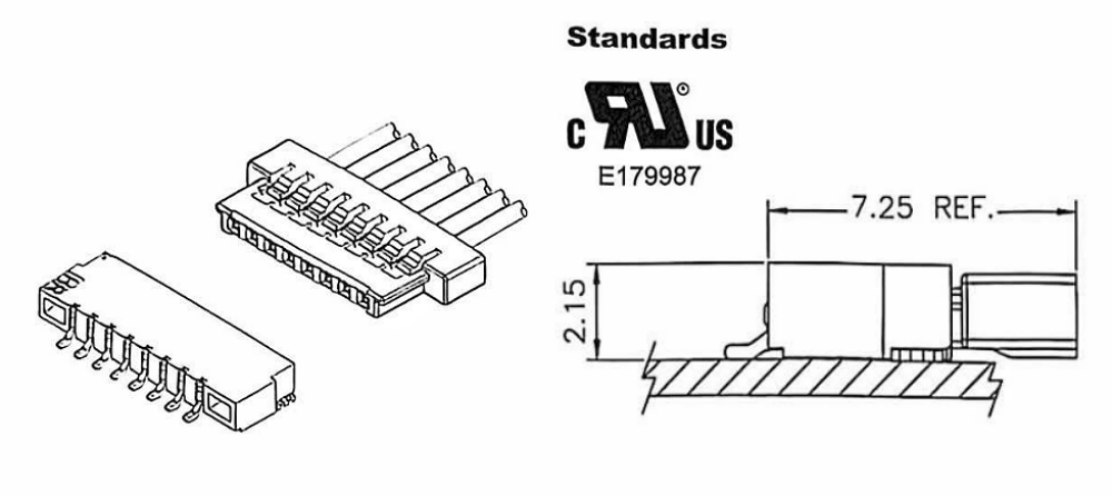 1.25mm Pitch Micro Crimp Contact JST GH Equivalent A1255 1.25mm Pitch Micro Crimp Contact JST GH Equivalent A1255