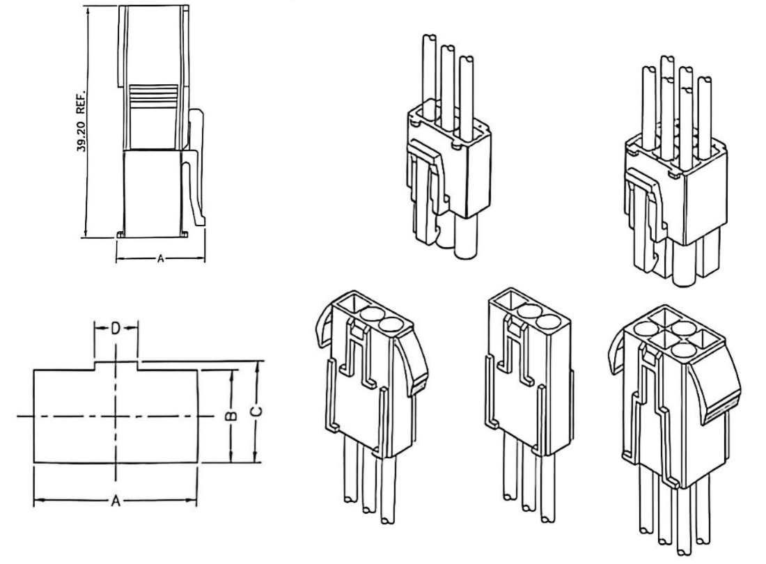 4.5mm Pitch Wire-to-Wire Power Harness A4501 Series 4.5mm Pitch Wire-to-Wire Power Harness A4501 Series