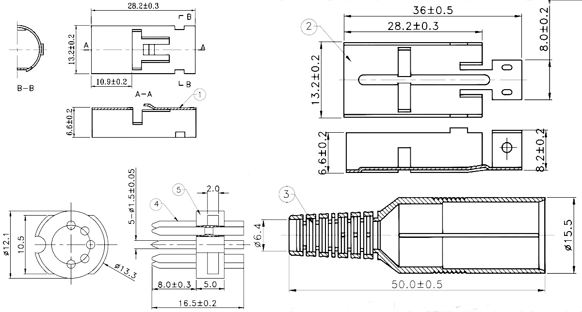 Custom RF Coaxial Cable for Signal Transmission Custom RF Coaxial Cable for Signal Transmission